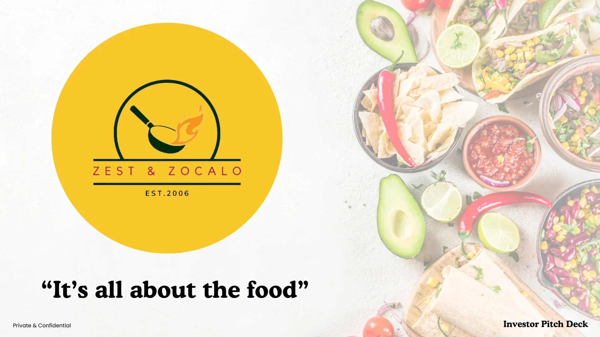 Restaurant Pitch Deck 1